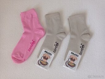 Bambusové ponožky Trepon, světlé, vel. 37-38