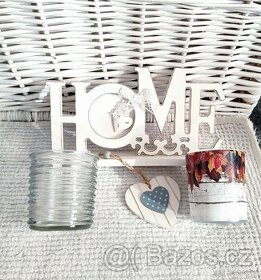 Dekorace home ,Svícny atd.. Cena za vše