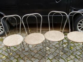 Kovové židle 4 ks
