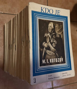 KDO JE .., nakl. Orbis z let 1946-1948, 97 sešitků, POŠTOVNÉ