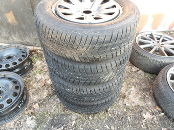 4x disk (5x112) zimní pneu 215/60 r16 (7,5 mm)