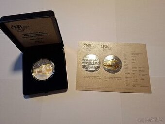 Stříbrná mince Tramvaj ČKD T3 2024 - proof