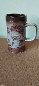 retro keramický korbel, 0,6 litru