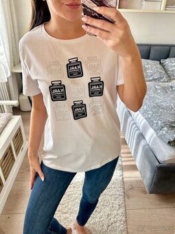 KARL LAGERFELD BÍLÉ TRIČKO 1