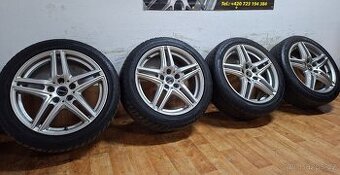 Alu kola R17 5x112 Borbet + letní pneu 225/45/17