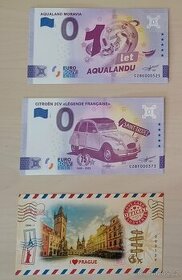 Prodám 0 euro souvenir bankovky