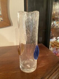 Moser, autorská váza s nálepy