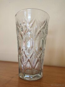 Bohemia krystal - skleněná váza Retro