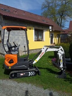 Lei-Te LT 1012 minibagr Kubota D722 joysticky