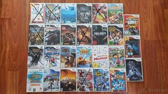 Prodám hry na Nintendo Wii