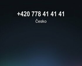 TOP číslo SIM platinové číslo 41 41 41