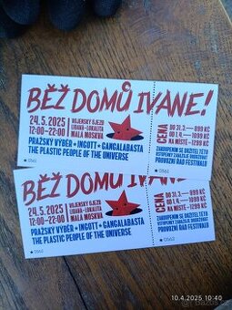 Vstupenky Běž domů Ivane