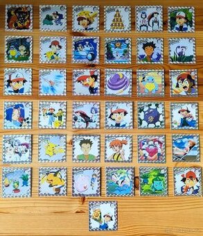 Prodám Pokémon Artbox nálepky 1999 STŘÍBRNÉ
