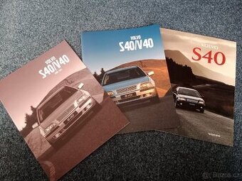 Prospekty katalogy Volvo S40 V40 (1.generace)