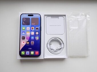 APPLE iPhone 15 Pro MAX 512GB Modrý Titan-ZÁRUKA-TOP STAV