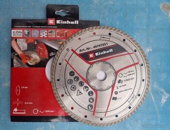 Diamantový kotouč - Einhell Turbo DIA 250 x 25,4 mm