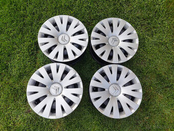 4x disk-sada 6,5Jx15 ET27, 4x108, Peugeot, Citroen+poklice