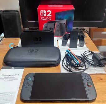 Nintendo Switch 2 v záruce + příslušenství