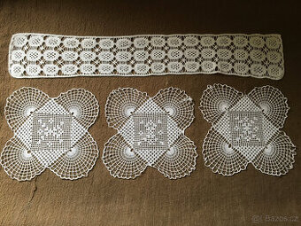 ručně háčkované a pletené dečky