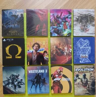 Steelbooky, Artbooky, Merch, atd. PS4 PS5 XBOX PC PS3