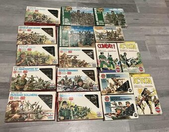 Vojáčci 1:72 ESCI Rewell Matchbox Airfix 17 ks staré 35 let