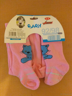 Nové punčocháče Baby Remix s kočičkami 92/98