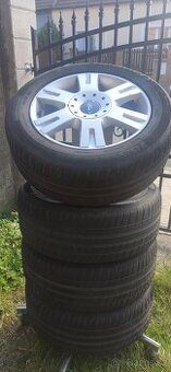 Alu kola s letními pneumatikami