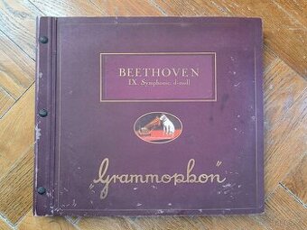 šelakové album - Beethoven, IX. Symphonie d-moll - prodám