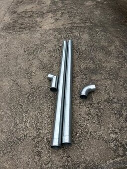 Okapový svod 100 mm – pozink KJG, včetně kolen