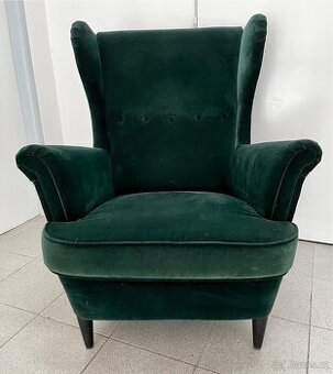 křeslo ušák IKEA Strandmon