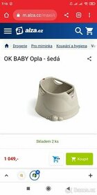 OK BABY Vanička/sedátko OPLA do sprchového koutu