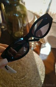 Černé dámské sluneční brýle kočičí,vel UNI , nové