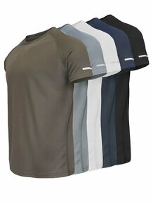 5 kusů pánských triček XXL krátký rukáv.