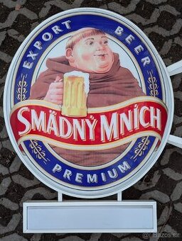 Světelná reklama Smadný mnich