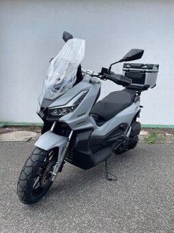 NOVÝ LINHAI SCOOTER BUCK 125 ADV E5+, GREY + PŘILBA ZDARMA