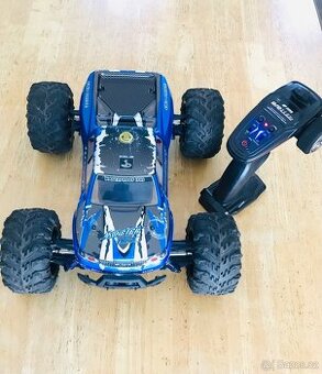 RC auto s dalkovim ovladanim Spirit monster, modrá