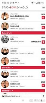 Komedie AMATÉŘI s Václavem Neužilem.