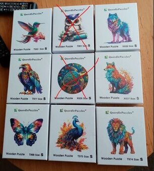 Dřevěné puzzle QUORDLE