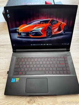 Herní notebook MSI GF63 RTX3050, 512 SSD+ 1TB