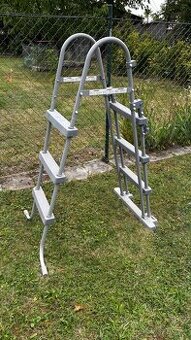 Bezpečnostní schůdky k bazénu 107 cm