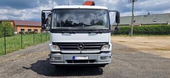 Mercedes ATEGO 1618, kontejner + hydraulická ruka