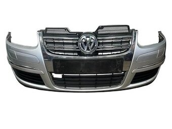 Přední nárazník stříbrná metalíza LA7W VW Golf 5 r.v. 2008