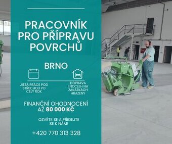 Pracovníci povrchové přípravy Brno
