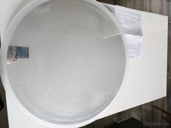 LED koupelnové zrcadlo s Bluetooth – Ø 59 cm