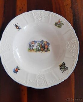 Dětský hluboký talíř  Dr. Bolíto Bernadotte