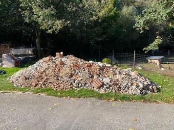 Suť za odvoz na vyrovnávání terénu apod