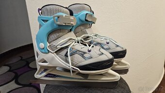 Dívčí lední nastavitelné brusle OXELO vel. 35 -38