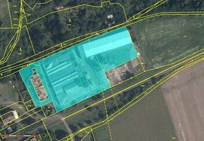 Průmyslový areál Vilémov u Kadaně - plocha pozemku 9.406 m2