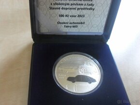 500 kč stříbrné pamětní mince