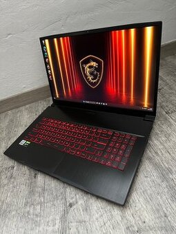 OBŘÍ 17.3” HERNÍ NOTEBOOK- MSI i5. 10gen/SSD/GTX/NOvÁ BAT